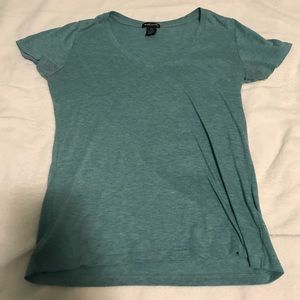 Blue v-neck t-shirt